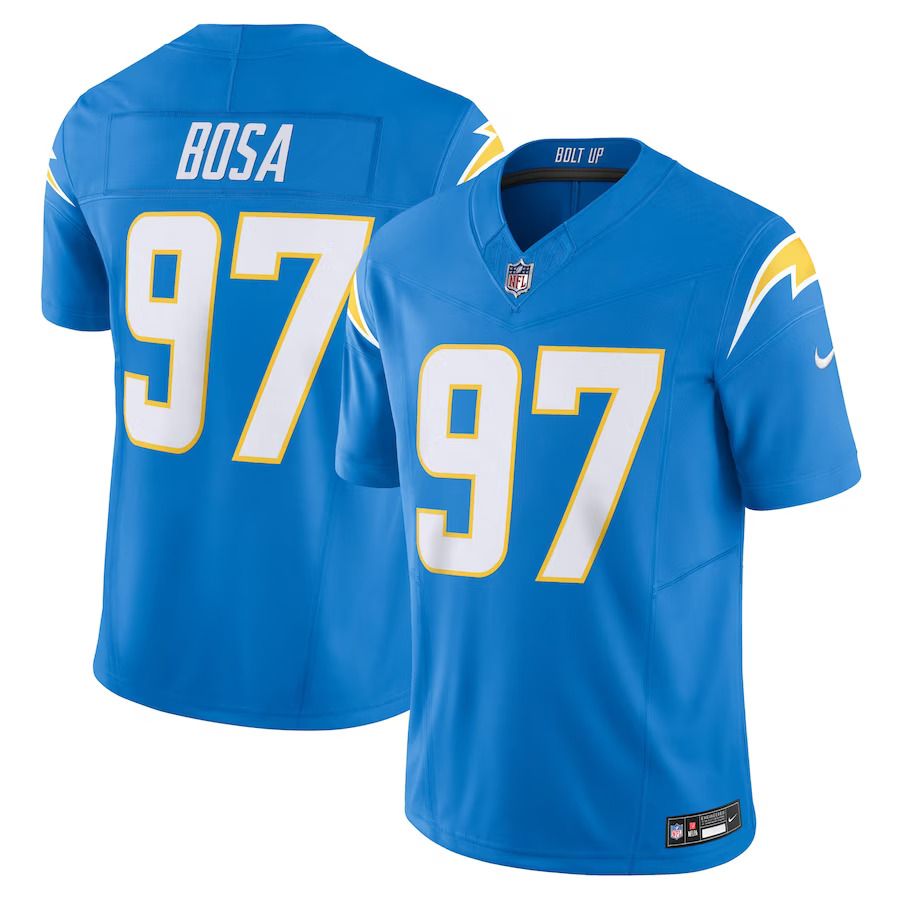 Men Los Angeles Chargers 97 Joey Bosa Nike Powder Blue Vapor F.U.S.E. Limited NFL Jersey